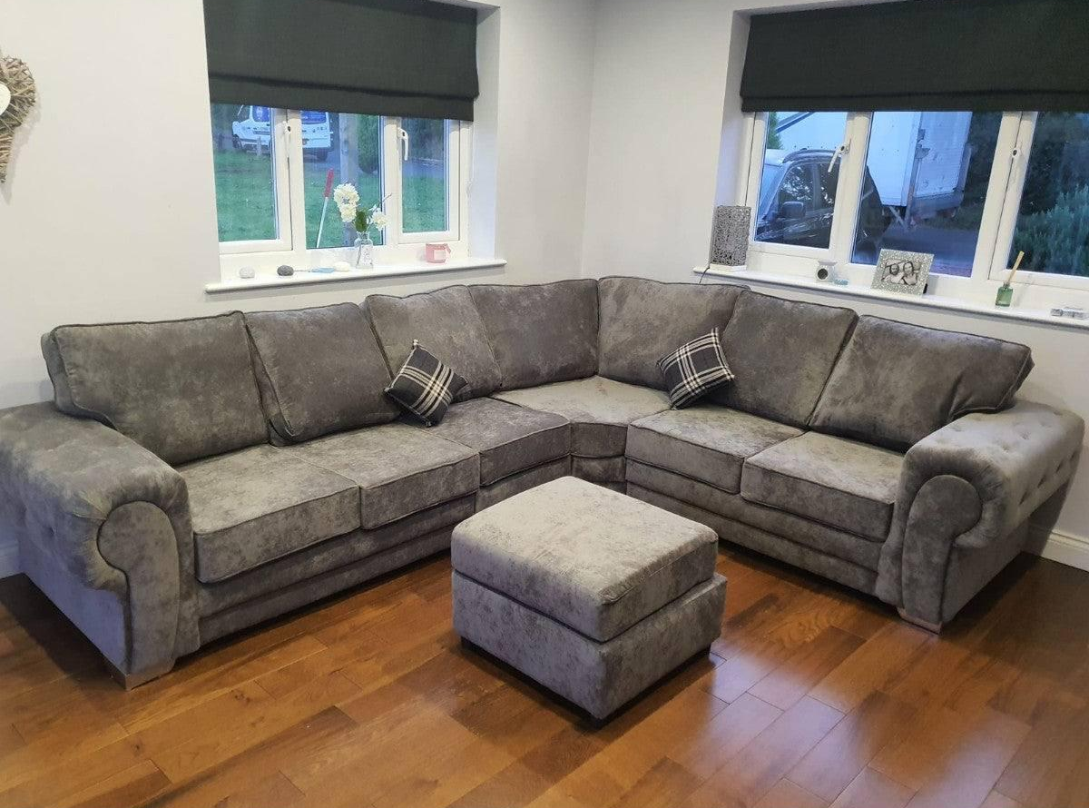 Verona Full Back 6 Seater Corner Sofa 3c2/2c3