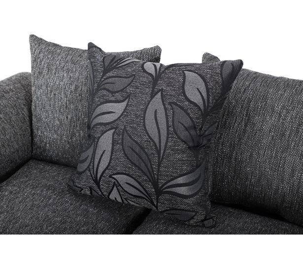 Byron 2 Seater Sofa Black Dundee