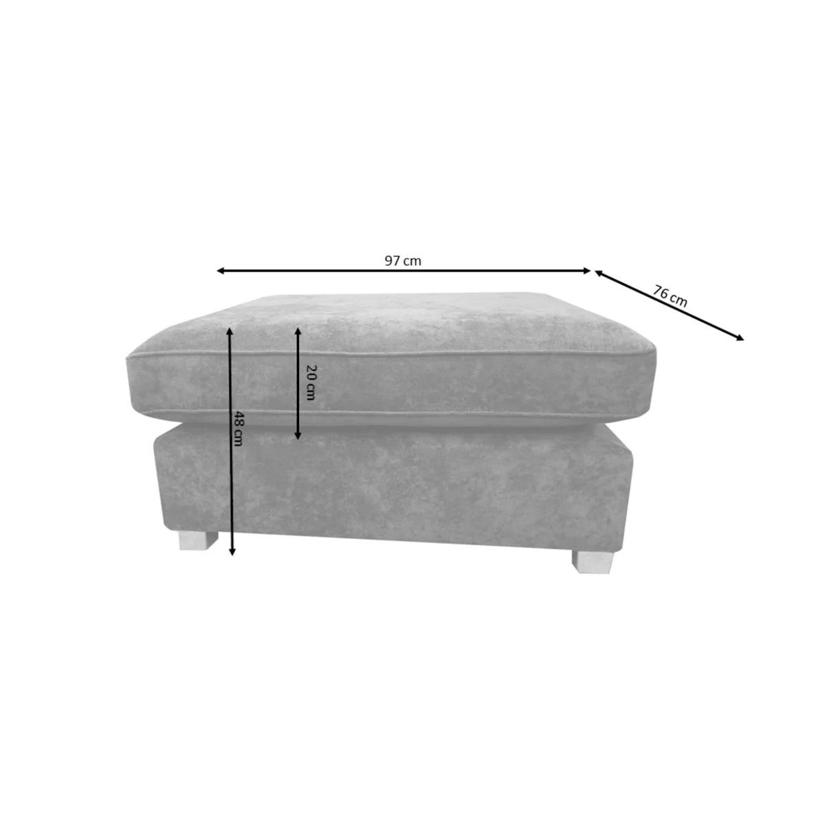 Carnaby U-Shape Corner Sofa Full Back
