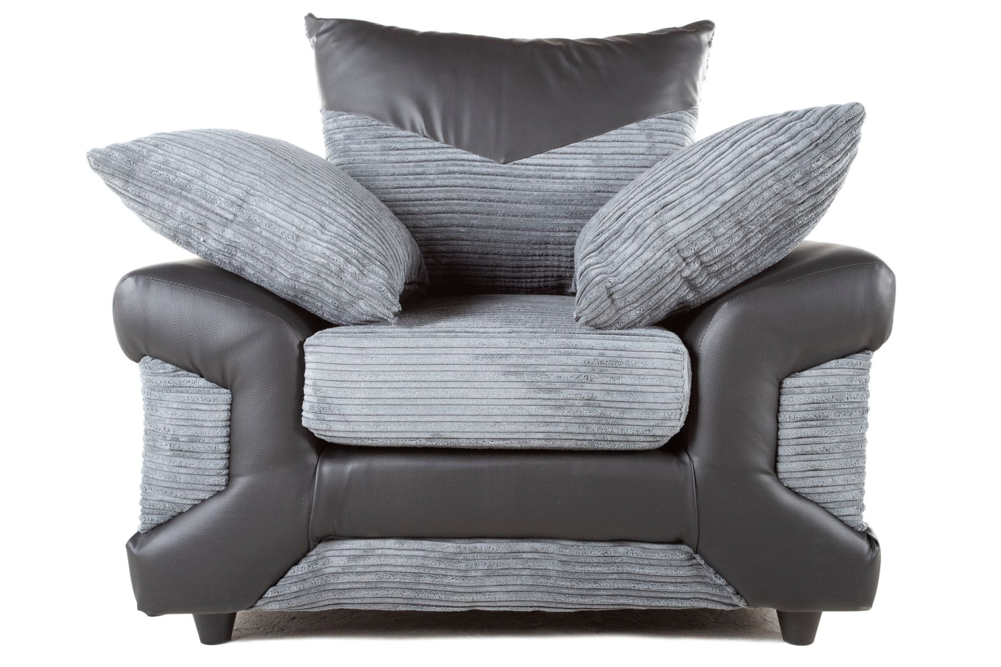 Dino Armchair Black/Grey