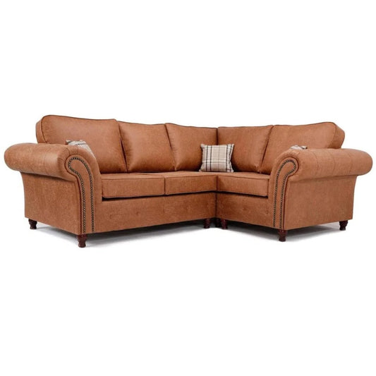 Oakland Left Hand Corner Sofa Tan