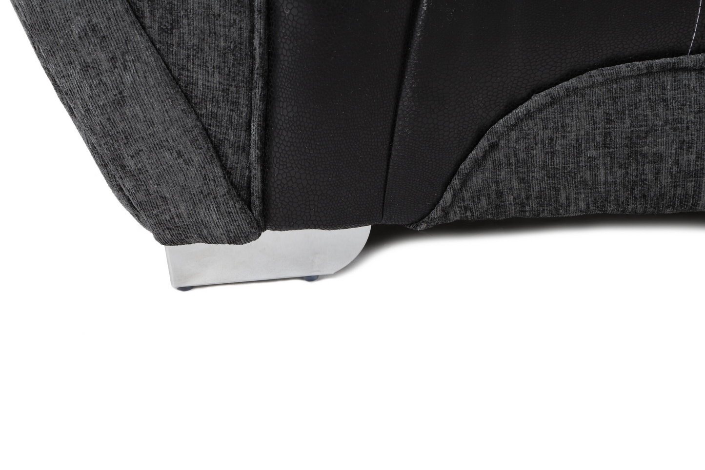 Matinee Full Back 3 Seater Sofa Black Grey