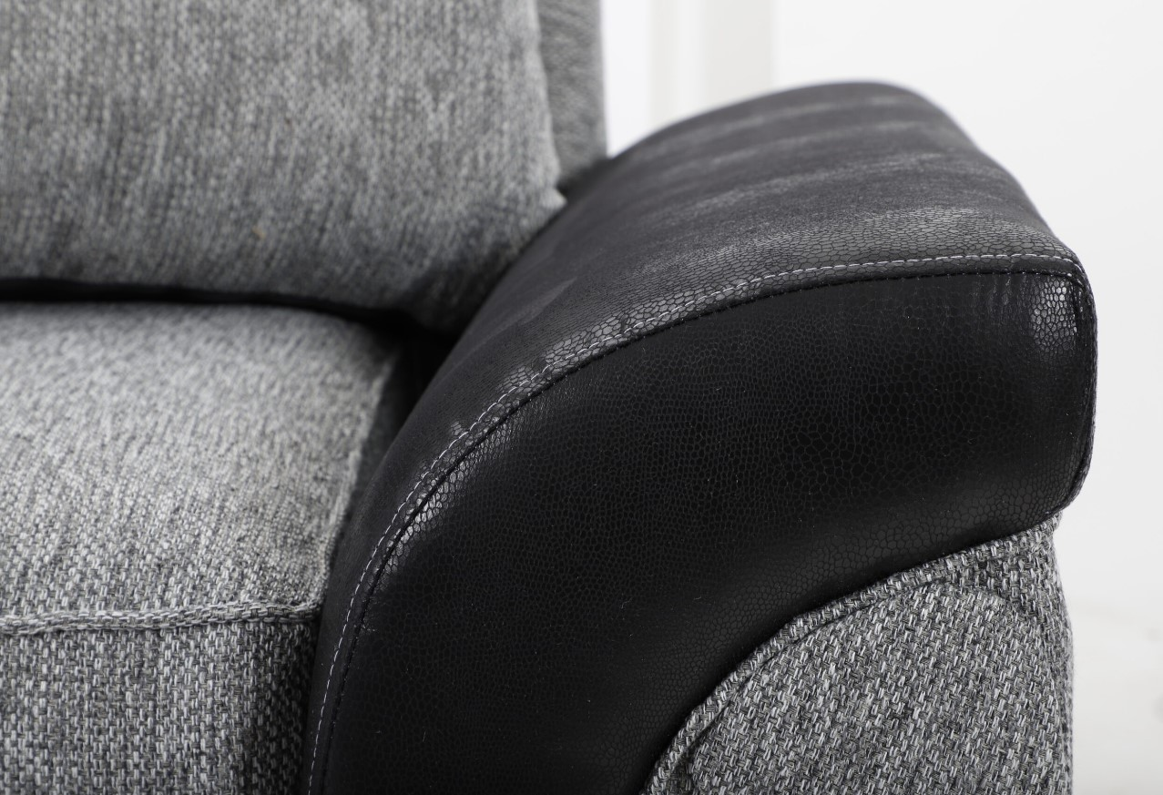 Matinee Armchair Black Silver