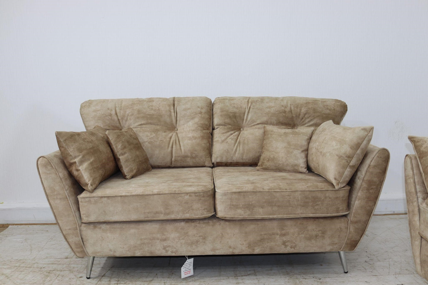 Munich 3+2 Plush Velvet Sofa Set