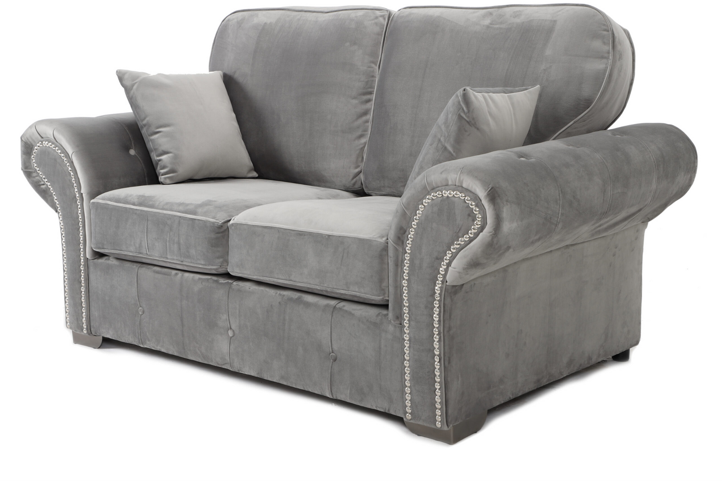 Oakland 3+2 Sofa Set Black Velvet