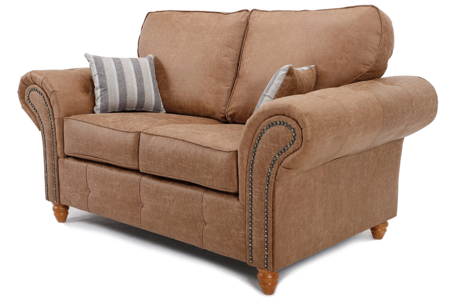 Oakland 3+2 Seater Leather Sofa Set Tan
