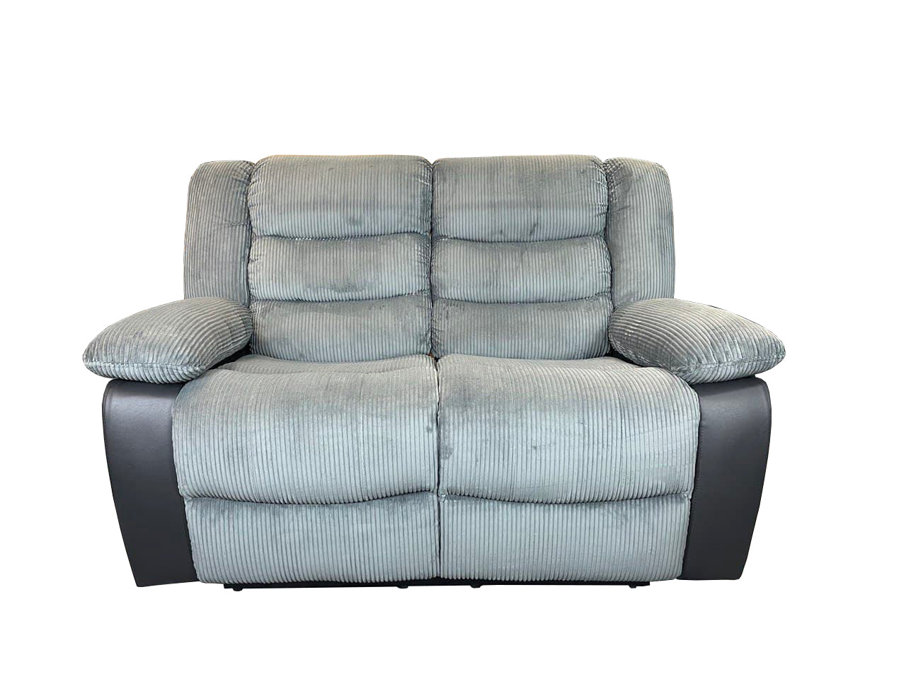 Rio 3+2 Recliner Sofa Grey Cord Fabric
