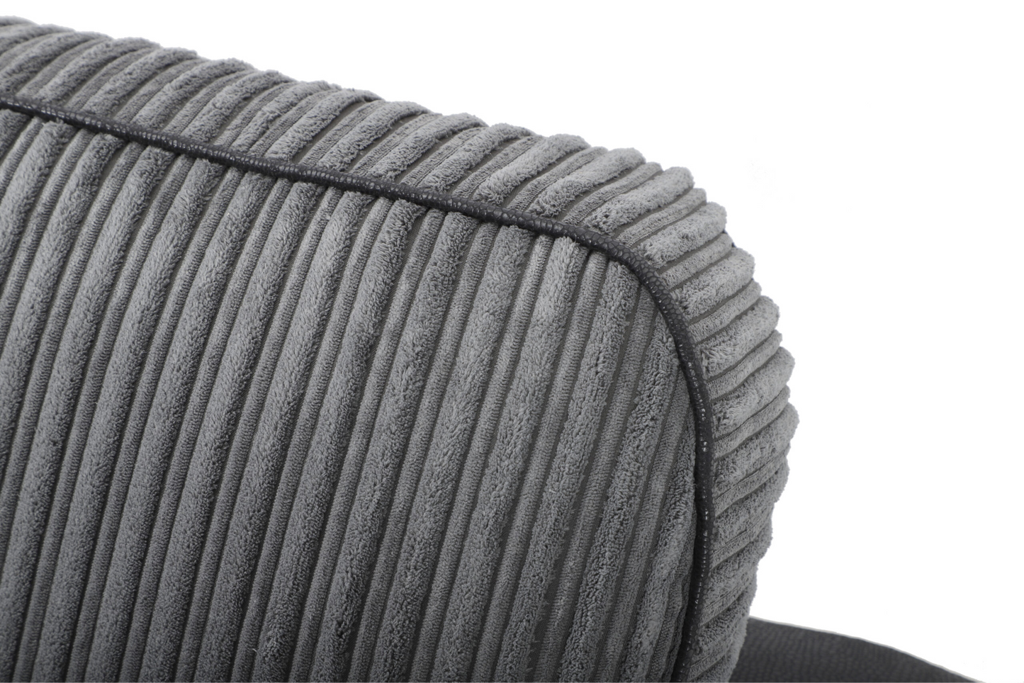 Tangent 2 Seater Sofa Black/Grey Cord