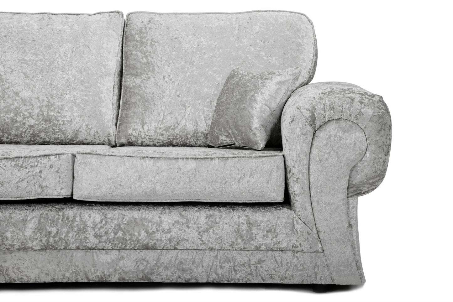 Tangent 2 Seater Sofa Silver Shimmer