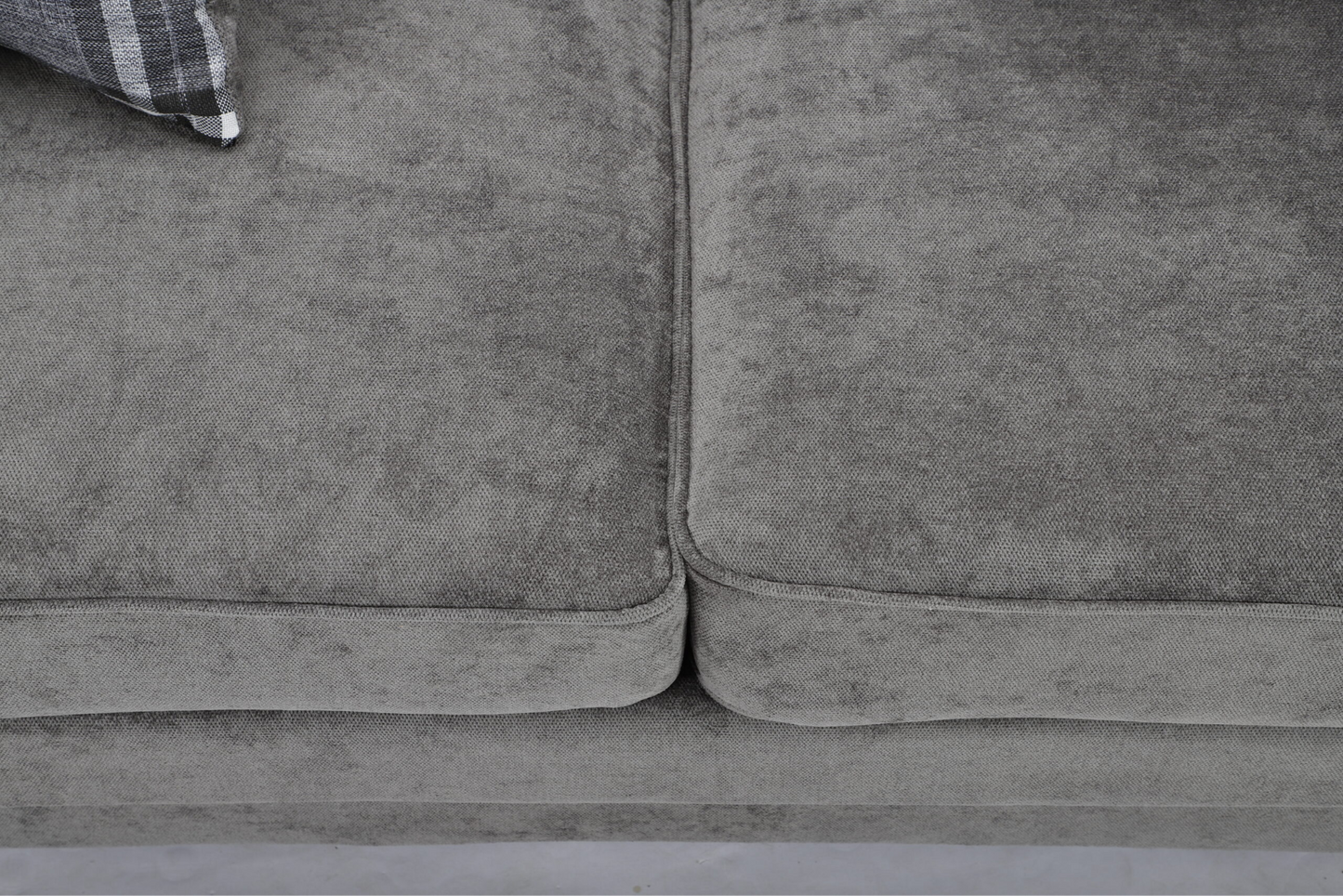 Verona 3+2 Sofa Scatter Back Sofa Set Grey Kensington Fabric