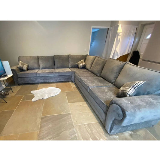 Verona Full Back 7 Seater (3C3) Double Corner Sofa