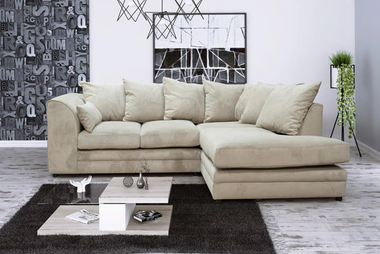 Casper Kensington Corner Sofa L-Shape Beige
