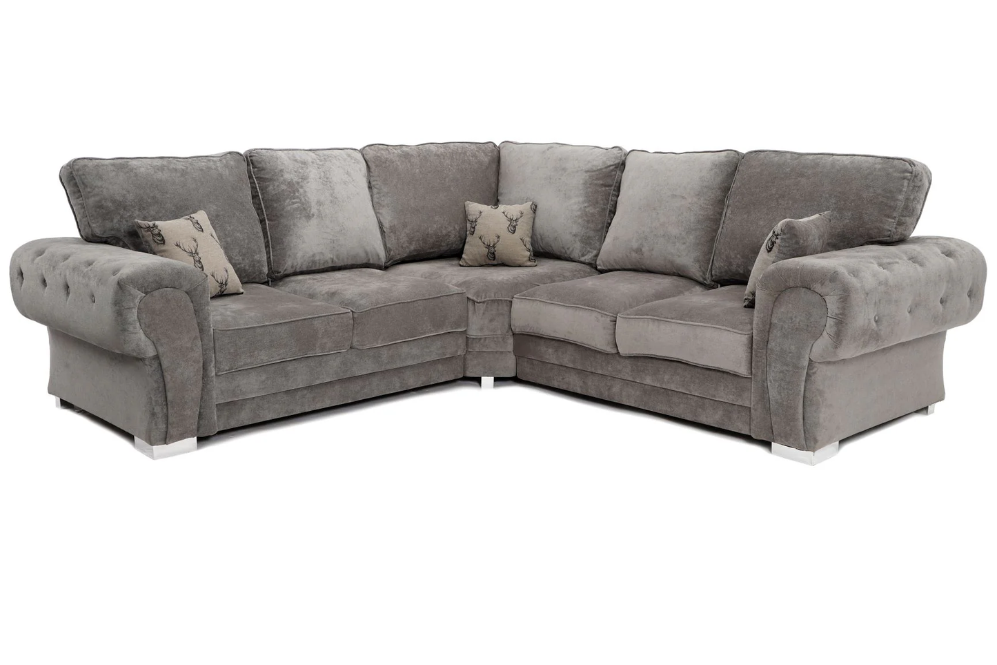 Verona Full Back Corner Sofa 5 Seater 2c2 Full Back/ Scatter Back