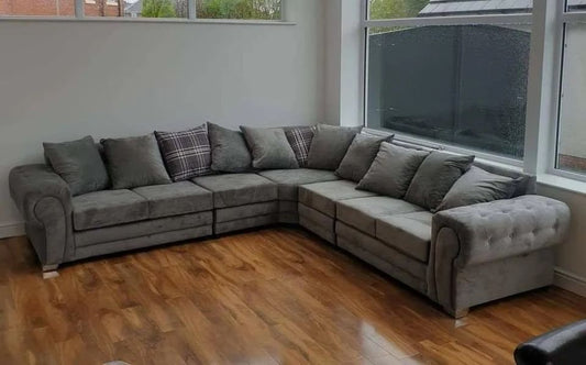 Verona Scatter Back 7 Seater (3C3) Double Corner Sofa