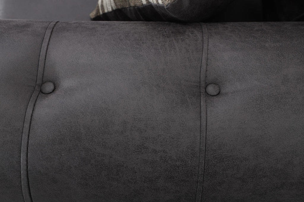 Oakland Large Corner Sofa Charcoal