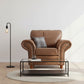 Oakland Leather Armchair Tan