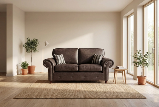 Oakland 2 Seater Sofa Charcoal