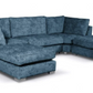 Bishop Full Back U Shape Fabric Corner Sofa