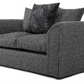 Byron 2 Seater Sofa Black Dundee