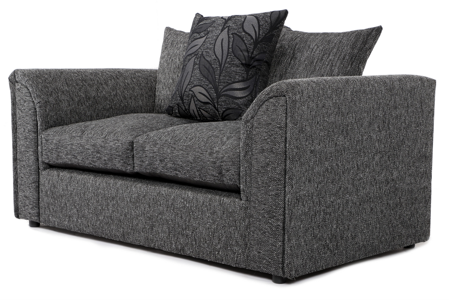 Byron 2 Seater Sofa Black Dundee