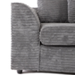 Byron 3 Seater Sofa Grey Cord Fabric