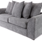 Byron 3 Seater Sofa Grey Cord Fabric