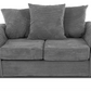 Byron 3+2 Sofa Set Grey Cord Fabric