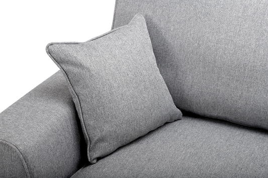 Chilli 3+2 Portland Grey Fabric Sofa Set