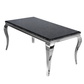 Louis 1.8m Chrome Dining Table
