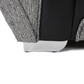 Matinee Full Back 2 Seater Sofa Black Silver