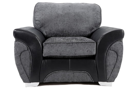 Matinee Armchair Black Grey