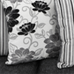Matinee Scatter Back 3+2 Sofa set Black Silver/ Black Grey