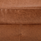 Oakland 2 Seater Leather Sofa Full Back Tan