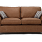 Oakland 3 Seater Sofa Full Back Tan