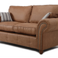 Oakland 3 Seater Sofa Full Back Tan