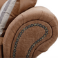 Oakland 3 Seater Sofa Full Back Tan