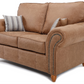 Oakland 3+2 Seater Leather Sofa Set Tan