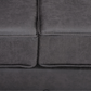Oakland 3+2 Seater Leather Sofa  Set Charcoal