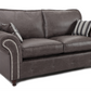 Oakland 3+2 Seater Leather Sofa  Set Charcoal