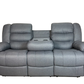 Sorrento 3+2 Grey Fabric Recliner Manual With Cupholders