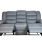 Sorrento 3+2 Grey Fabric Recliner Manual With Cupholders
