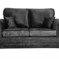 Tangent 2 Seater Sofa Black Shimmer