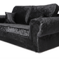 Tangent 3 Seater Sofa Black Shimmer