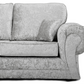 Tangent 3 Seater Sofa Silver Shimmer