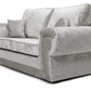 Tangent 3 Seater Sofa Silver Shimmer