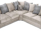 Verona Scatter Back Large Corner Sofa Mink
