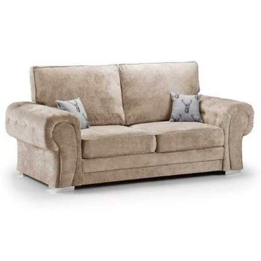 Verona 3 Seater Full Back Mink
