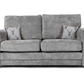 Verona Scatter Back 3 Seater Sofa Grey Fabric