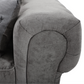 Verona Scatter Back 3 Seater Sofa Grey Fabric
