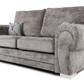 Verona Scatter Back 3 Seater Sofa Grey Fabric